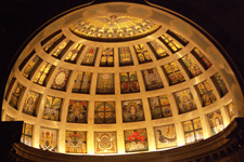 Mozaiki nad ołtarzem głównym J. Bukowskiego