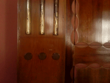 Fragment stolarki drzwiowej